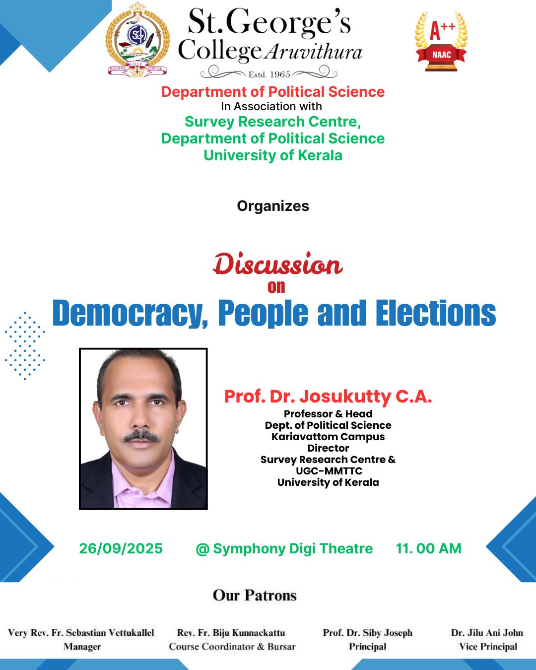 Discussion on Democracy, People and Elections